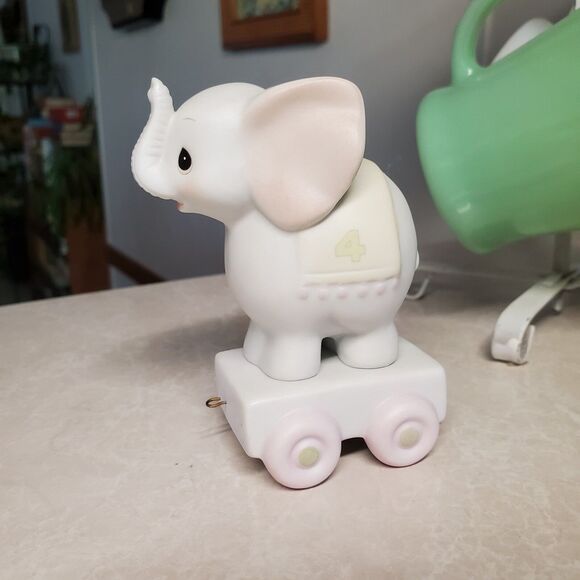 Precious Moments Birthday Train - "age 4" br “May Your Birthday Be Gigantic” - Picture 1 of 6